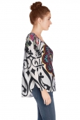 Desigual Pull Maya Blanc 61J21G2