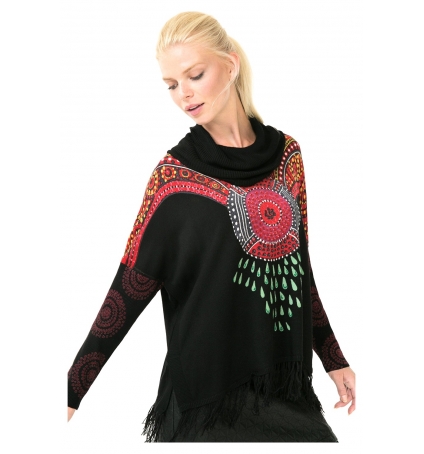 Desigual Pull Lluka Noir M67J21Q4