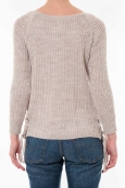 Pull Lacets Beige