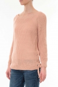 Pull Lacets Rose