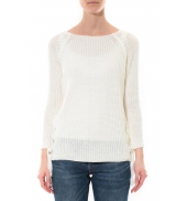 Pull Lacets Blanc