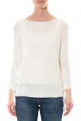 Pull Lacets Blanc