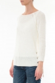 Pull Lacets Blanc