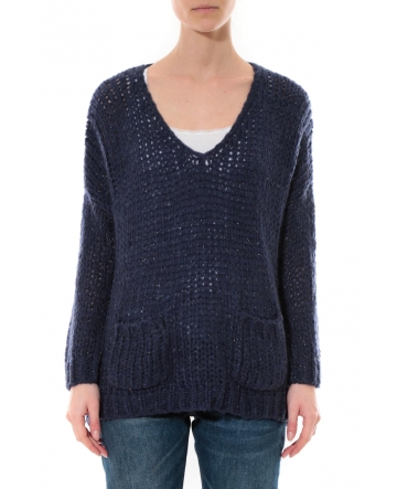 Pull  Senes  Bleu  Ym135