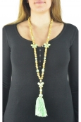 Collier sautoir Fashion Jewelry  Vert