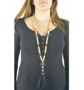 Collier sautoir Fashion Jewelry Noir