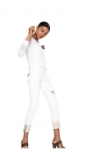 Desigual Jeans Dreams 5  Blanc 72D2WC4