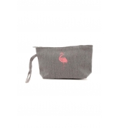 Pochette Flamant Gris
