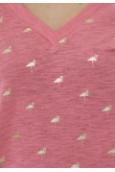 Tee Shirt Zinka Rose signe or KT107