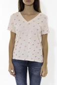 Tee Shirt Zinka Beige signe Rose KT107