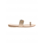 Sandale Beige entre doigt bridées & Strass