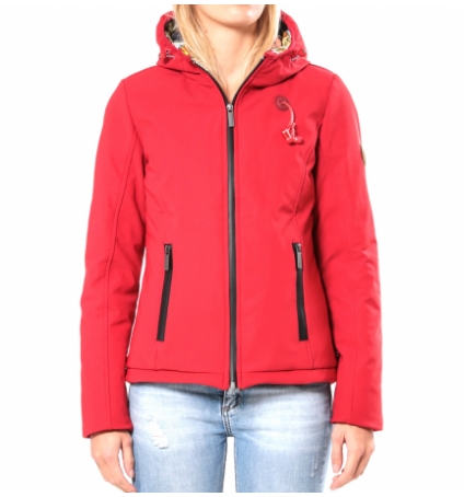 Blouson ML Capuche - Ecouteurs inclus 80DB Sally Deep Red