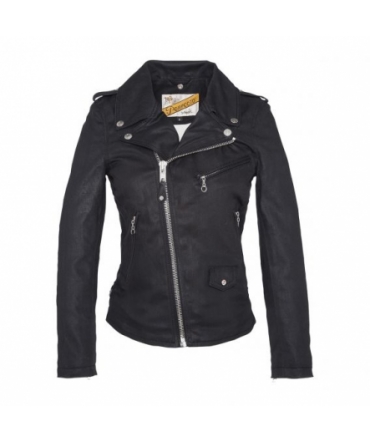 BLOUSON PERFECTO DENIM FEMME SCHOTT JKT W JANIS X