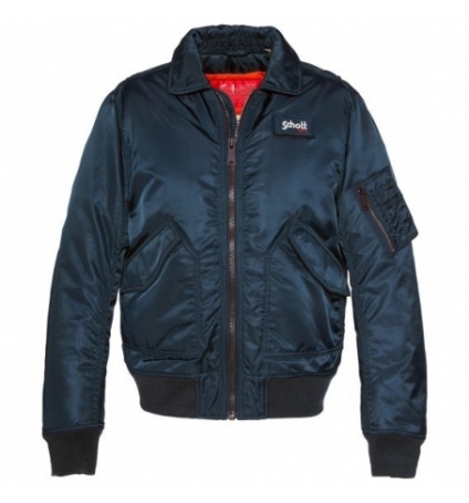 BOMBER SCHOTT 210100 SCRATCH Navy BOMBER SCHOTT 210100 SCRATCH Navy