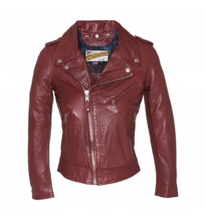 BLOUSON PERFECTO FEMME SCHOTT Rouge LCW 2607X BLOUSON PERFECTO FEMME SCHOTT Rouge LCW 2607X