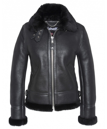 BOMBARDIER FEMME SCHOTT Noir