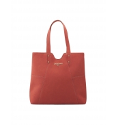 LPB WOMAN CABAS PORTE EPAULE TERRACOTA W17B0301