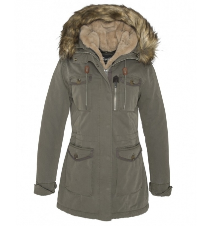 Parka femme Schott Kaki JKTHALLW Parka femme Schott Kaki JKTHALLW