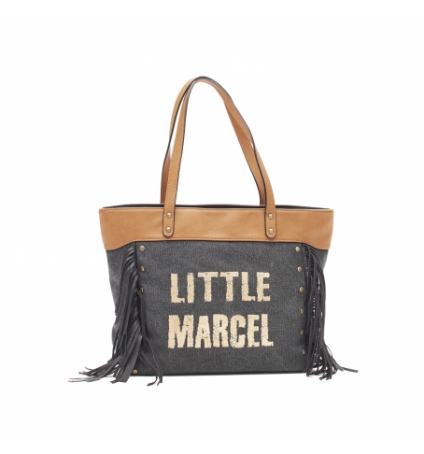 Little Marcel Sac Shopping Victoire Noir VI 01