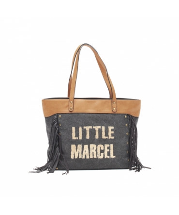 Little Marcel Sac Shopping Victoire Noir VI 01