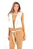 GILET LEA134E11 NATUREL