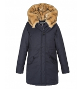 Manteau  Schott  long femme JKTHEAT2W NAVY