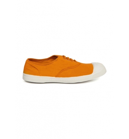 Bensimon Tennis à Lacets Orange Abricot