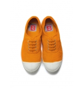 Bensimon Tennis à Lacets Orange Abricot