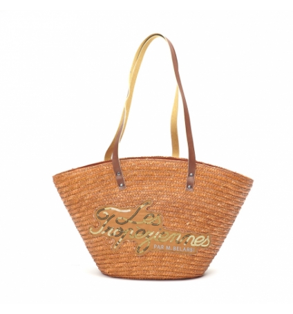 Les Tropeziennes Panier en Paille MIL01-TZ-S-ORANGE Les Tropeziennes Panier en Paille MIL01-TZ-S-ORANGE