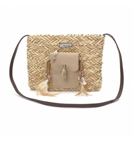 Les Tropeziennes Panier en Paille BEA02-TZ-NATUREL Les Tropeziennes Panier en Paille BEA02-TZ-NATUREL