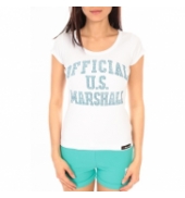 T-shirt US Marshall blanc F.T111