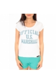 T-shirt US Marshall blanc F.T111