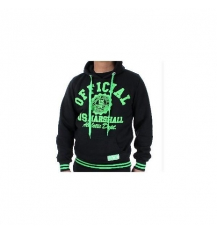 Sweat US Marshall Noir/Jaune Sweat US Marshall Noir/Jaune