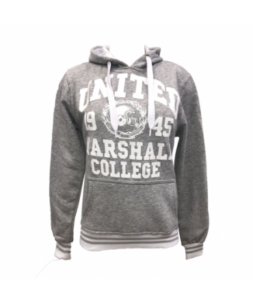 Sweat US MARSHAEL Gris Blanc