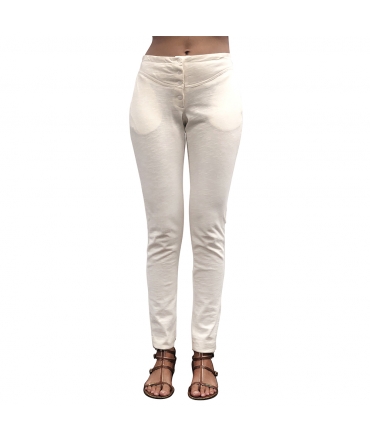 Petit Bateau Pantalon pantalon Sportswear  Blanc 4 Boutons  30988