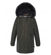 PARKA SCHOTT capuche JKTHELENSW Deep Kaki