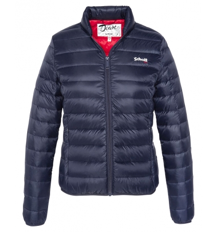 DOUDOUNE SCHOTT plumes courte JKTOAKLANDW navy