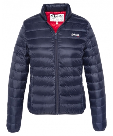 DOUDOUNE SCHOTT plumes courte JKTOAKLANDW navy