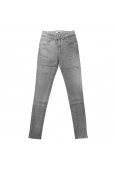 jeans gris en coton