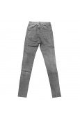 jeans gris en coton