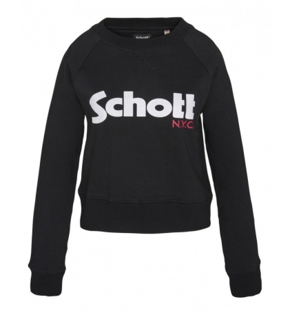 Schott Sweatshirt SW GINGER 1 W Noir