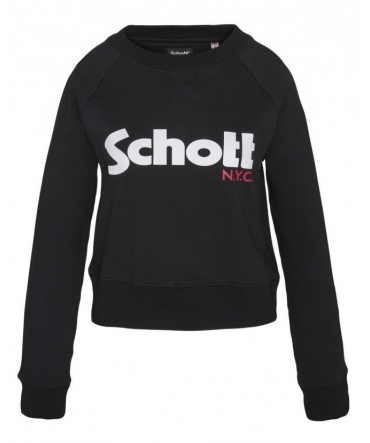 Schott Sweatshirt SW GINGER 1 W Noir
