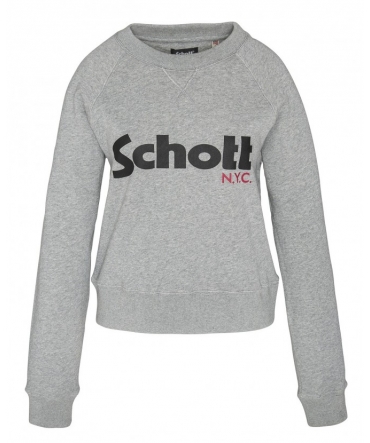 Schott Sweatshirt SW GINGER 1 W HEATHER GREY