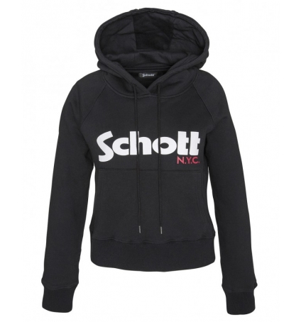 Schott Sweatshirt à capuche femme SW GINGER 2 W Noir Schott Sweatshirt à capuche femme SW GINGER 2 W Noir