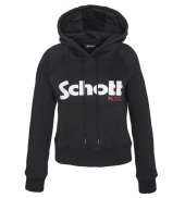 Schott Sweatshirt à capuche femme SW GINGER 2 W Noir
