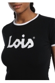 LOIS T Shirt Noir 420472094