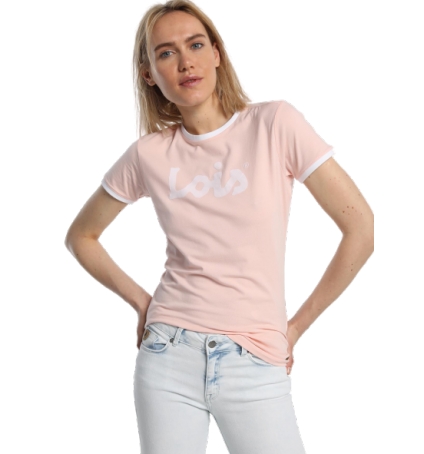 LOIS T Shirt Rose 420472094