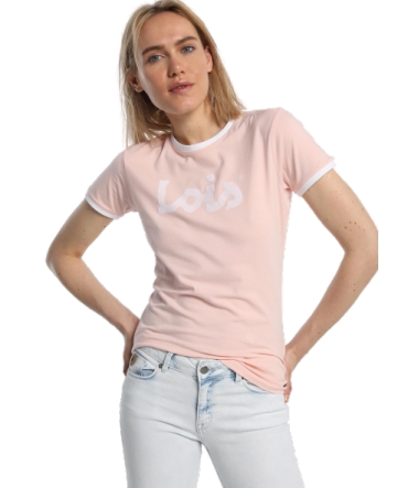 LOIS T Shirt Rose 420472094