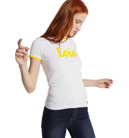 LOIS T Shirt Blanc 420472094
