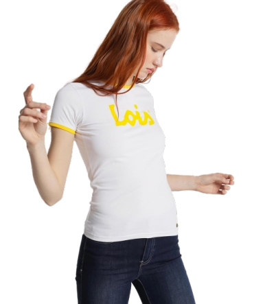 LOIS T Shirt Blanc 420472094